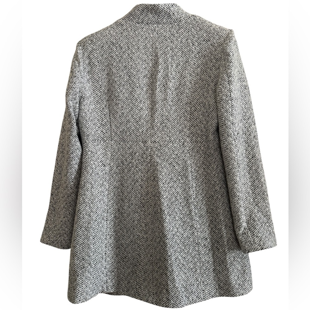 Mazik Women’s Casual Gray Open Front Long Sleeve Notch Office Blazer Size M - Picture 6 of 15